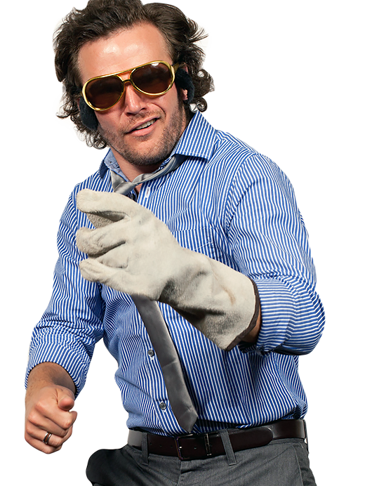 Brad Elvis at a wedding